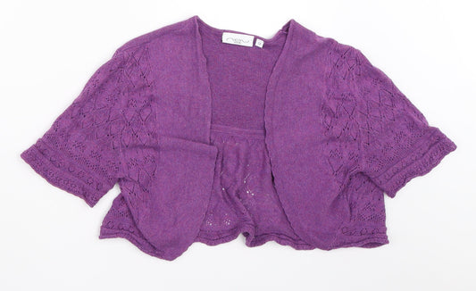 Womens UK Size 12 New Look Purple Cardigan Jumper