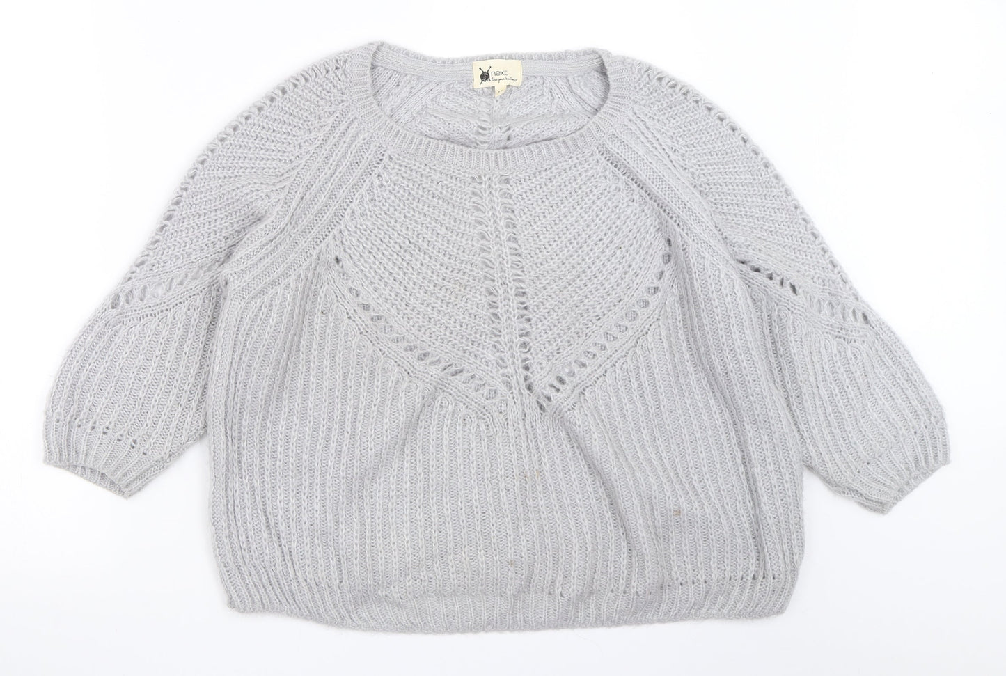 Womens UK Size 14 NEXT Grey Pullover Jumper