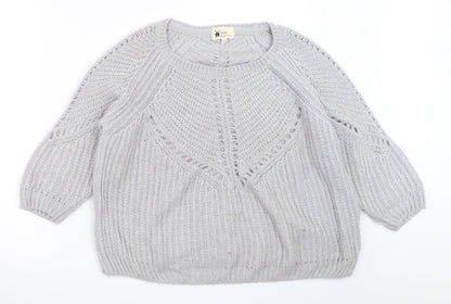 Womens UK Size 14 NEXT Grey Pullover Jumper