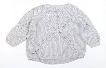 Womens UK Size 14 NEXT Grey Pullover Jumper