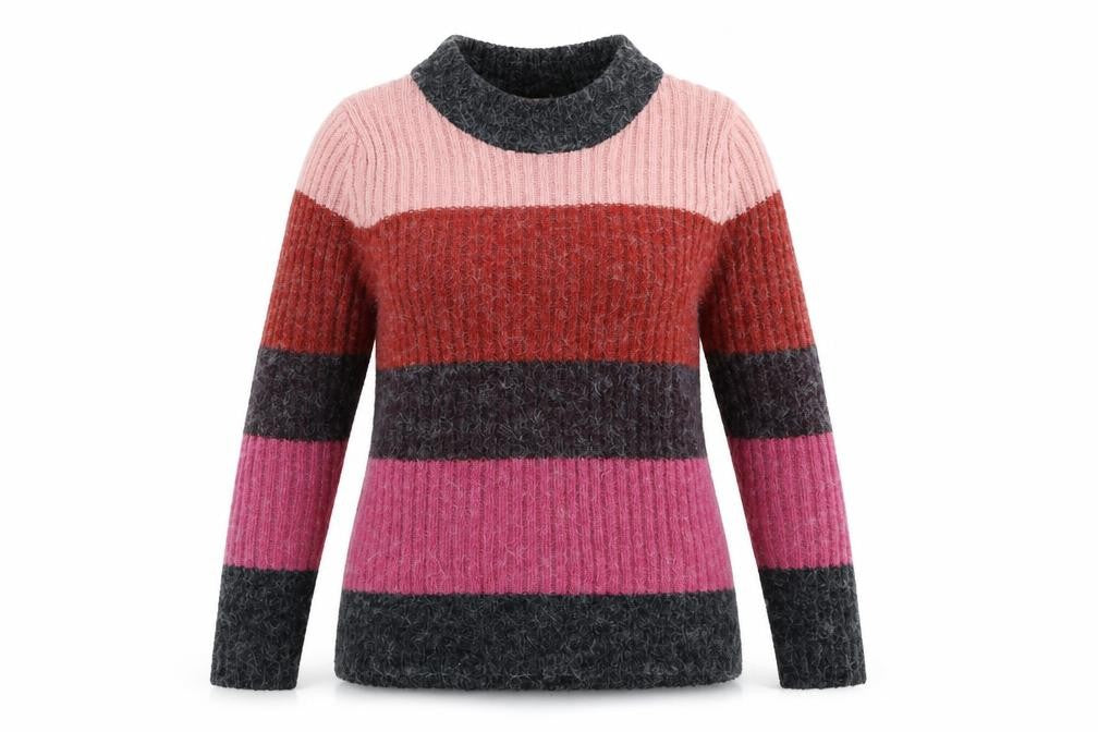 Womens UK Size XS Preworn Pink Pullover Jumper