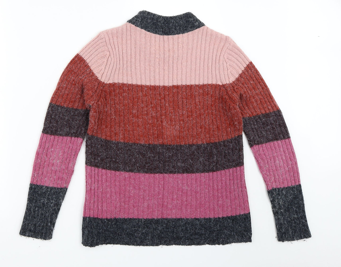 Womens UK Size XS Preworn Pink Pullover Jumper