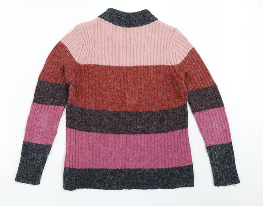 Womens UK Size XS Preworn Pink Pullover Jumper