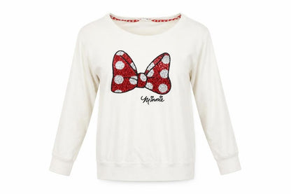 Womens UK Size 10 Disney White Pullover Jumper