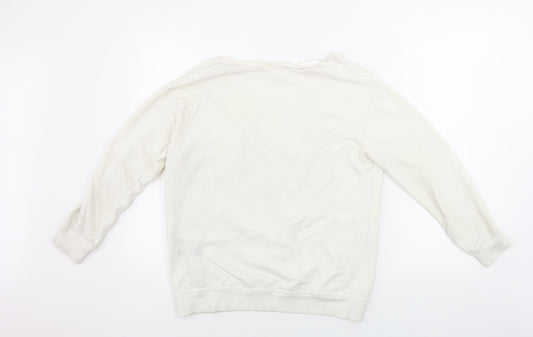 Disney Womens White   Pullover Jumper Size 10  - disney