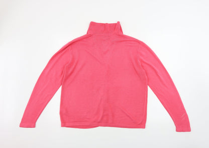 Womens UK Size 18 pure and natural Pink Cardigan Jumper