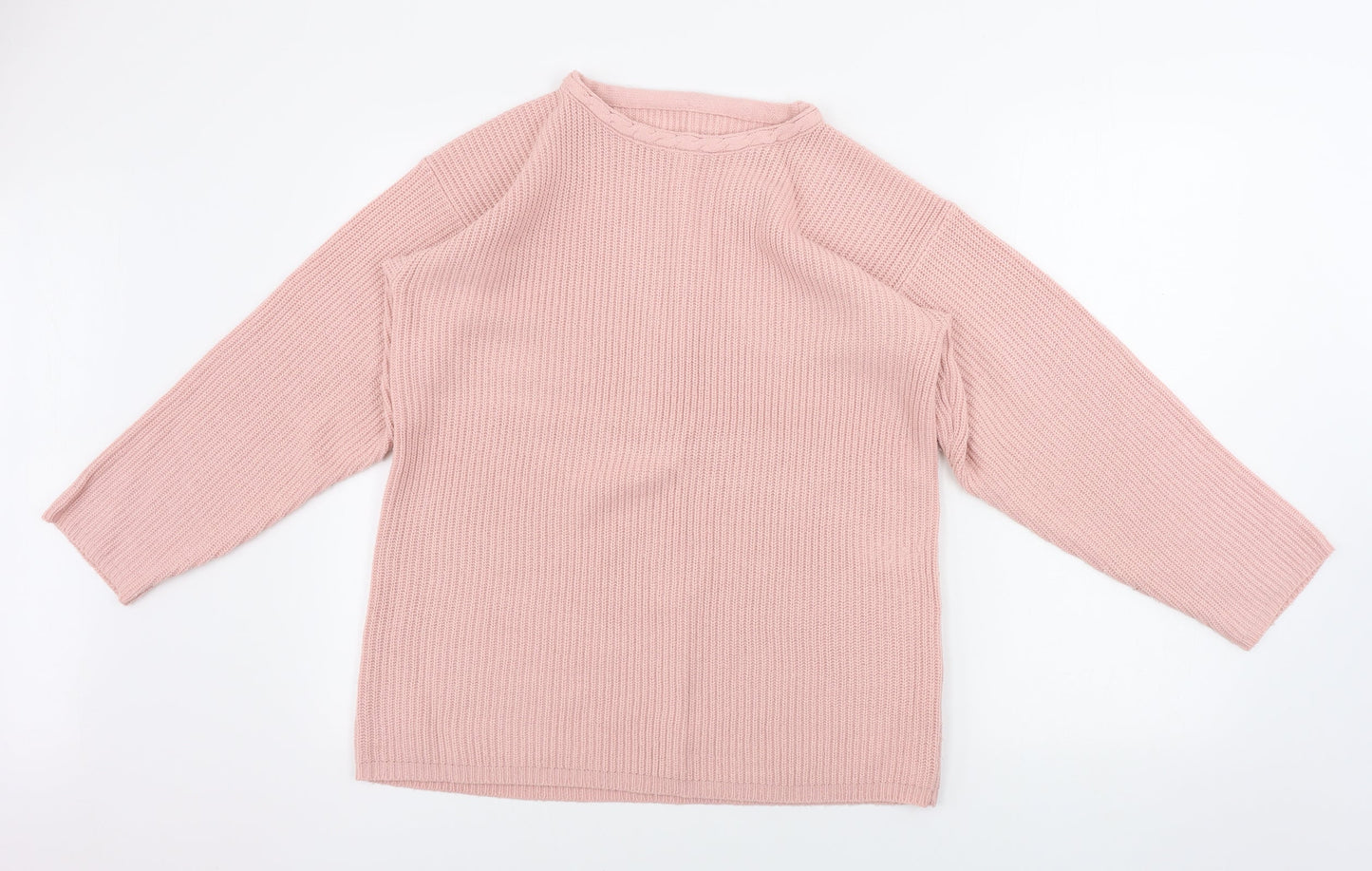 Womens UK Size 10 Berkertex Pink Pullover Jumper