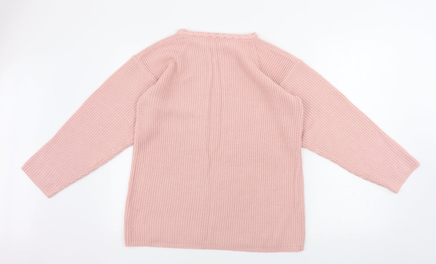 Womens UK Size 10 Berkertex Pink Pullover Jumper