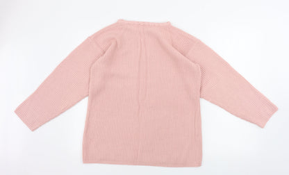 Womens UK Size 10 Berkertex Pink Pullover Jumper