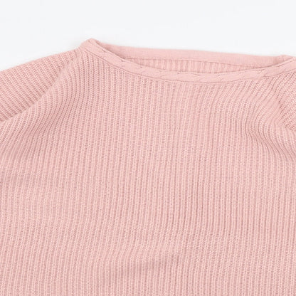Womens UK Size 10 Berkertex Pink Pullover Jumper