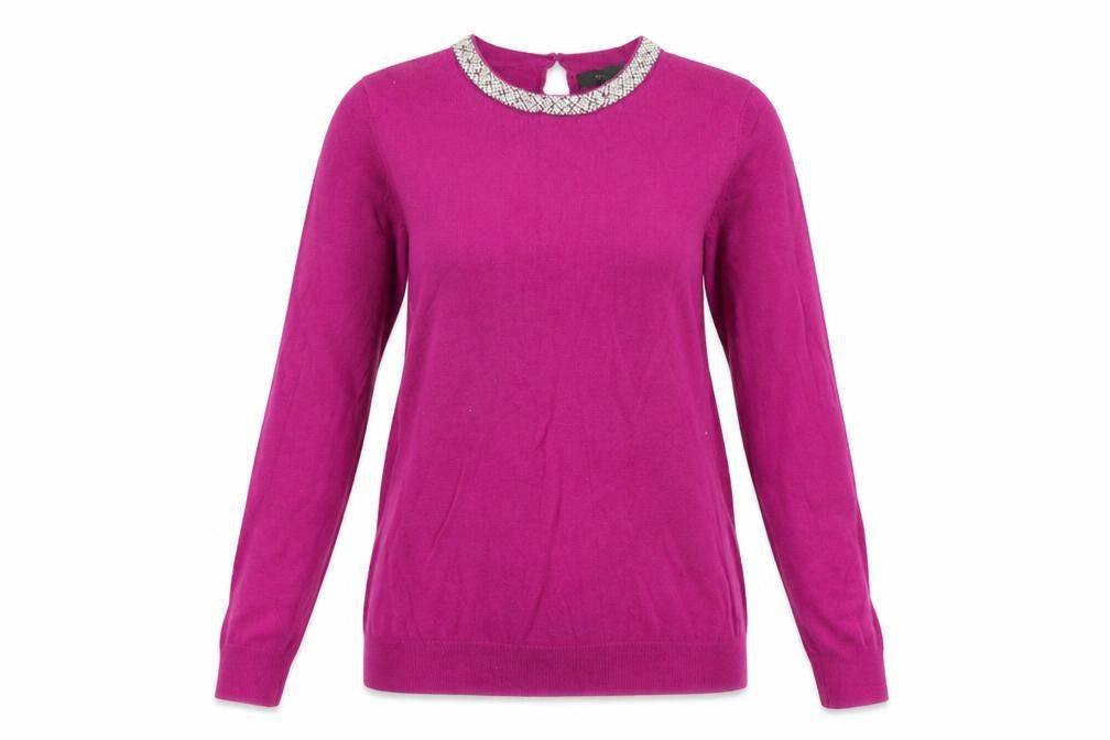 Womens UK Size XS Primark Purple Pullover Jumper