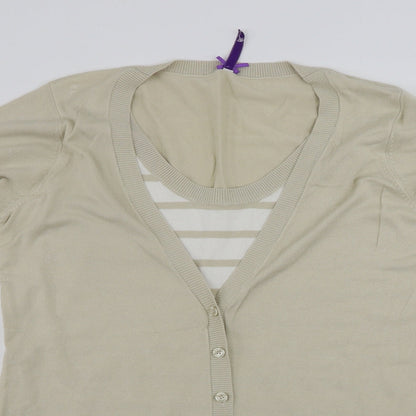 BHS  Womens Beige   Pullover Jumper Size 16