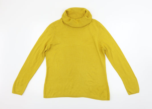 Womens UK Size S Bonmarché Yellow Pullover Jumper