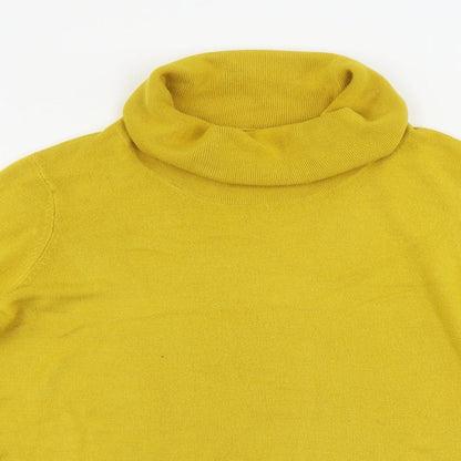 Womens UK Size S Bonmarché Yellow Pullover Jumper
