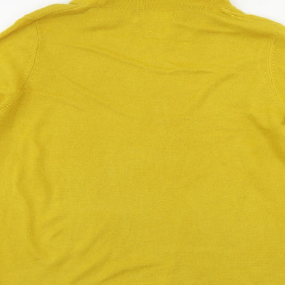Womens UK Size S Bonmarché Yellow Pullover Jumper