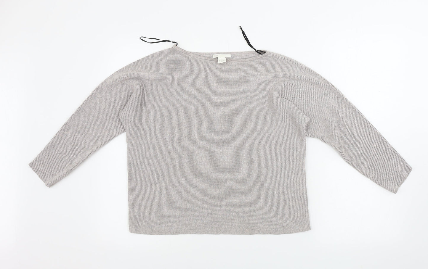 Womens UK Size XS H&M Beige Pullover Jumper