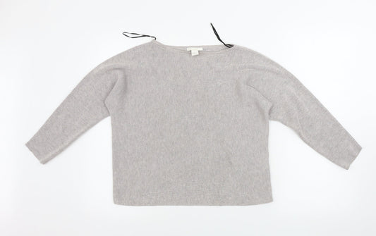 Womens UK Size XS H&M Beige Pullover Jumper