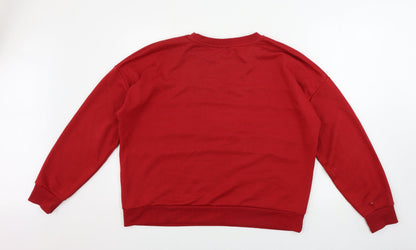 Womens UK Size 18 New Look Red Pullover Jumper