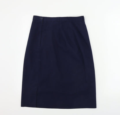paul  Womens Blue   A-Line Skirt Size 14