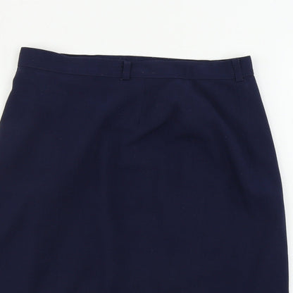 paul  Womens Blue   A-Line Skirt Size 14