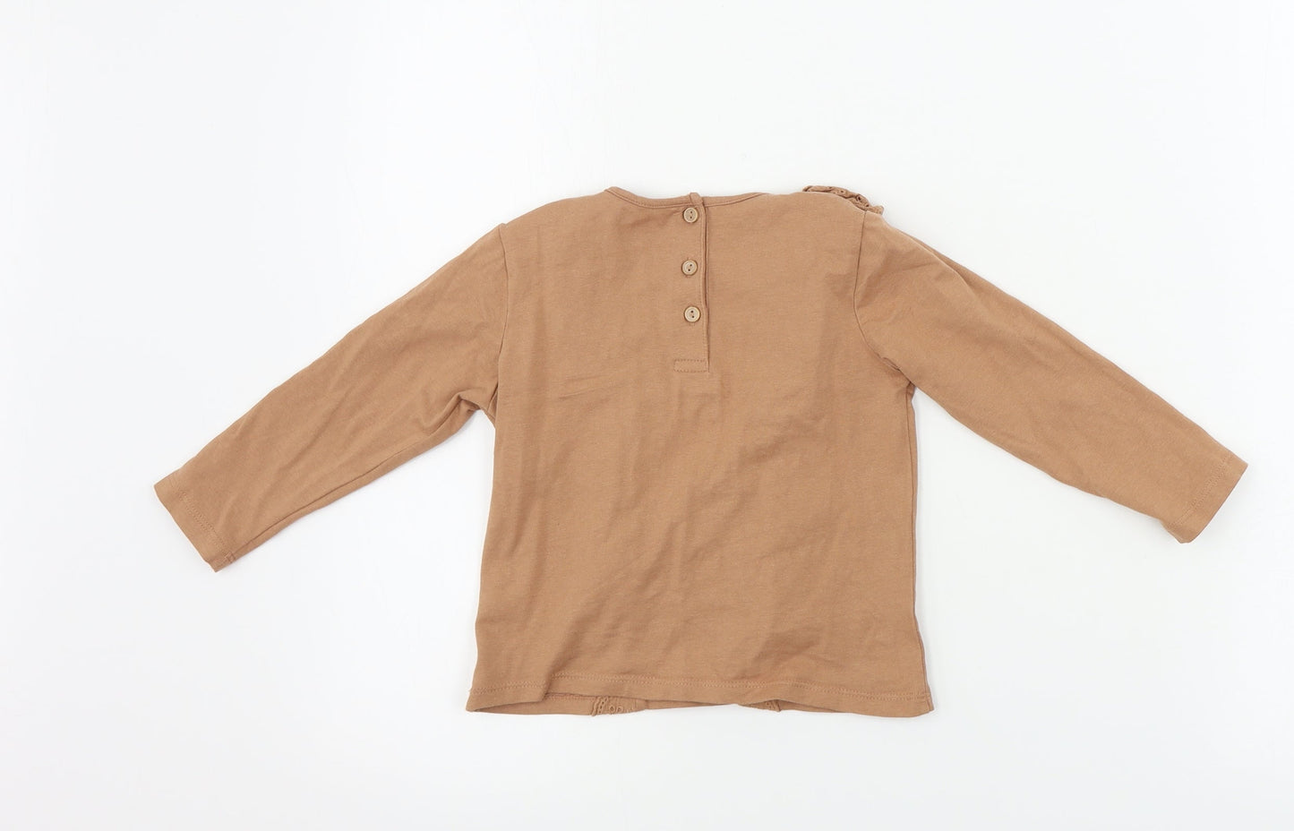 coo club  Girls Brown   Basic T-Shirt Size 2-3 Years