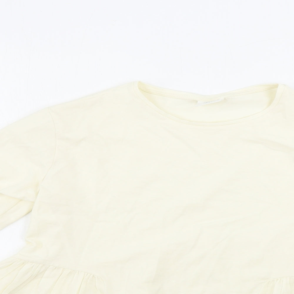 Womens UK Size 10 Peacocks Ivory Basic Blouse