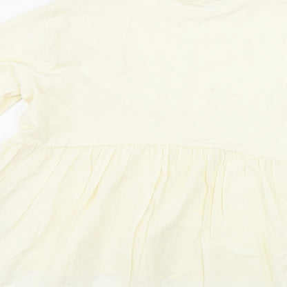 Womens UK Size 10 Peacocks Ivory Basic Blouse
