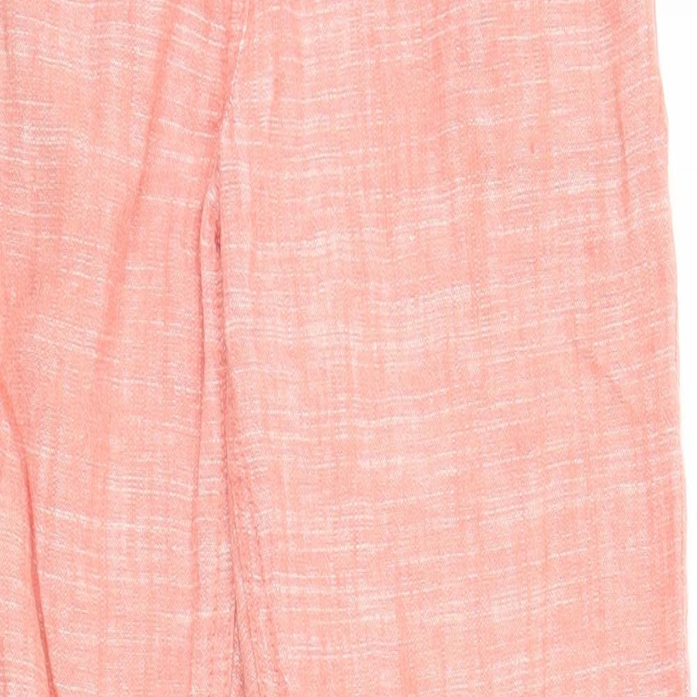 Womens UK Size 6 NEXT Regular Fit Pedal Pusher Pink Trousers