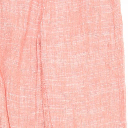 Womens UK Size 6 NEXT Regular Fit Pedal Pusher Pink Trousers