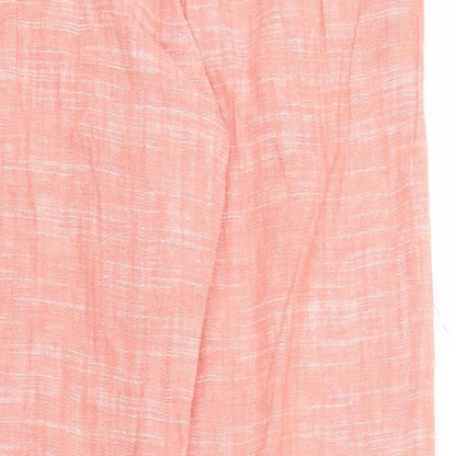 Womens UK Size 6 NEXT Regular Fit Pedal Pusher Pink Trousers