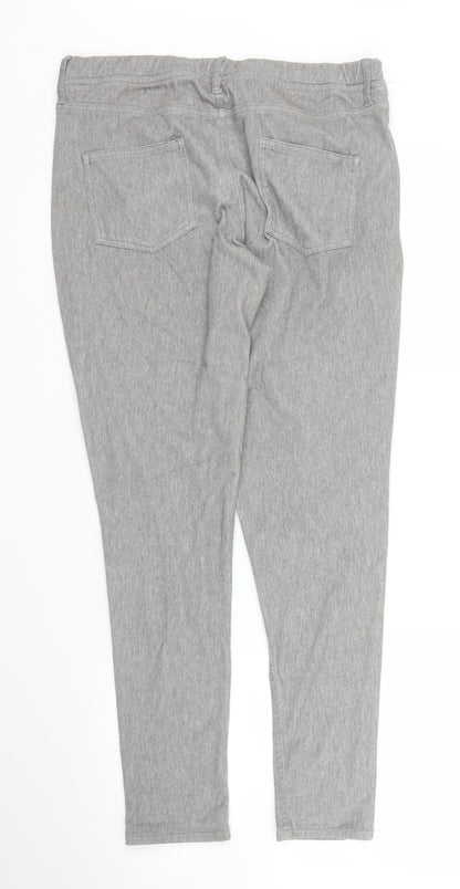 Go Colours Womens Grey   Jegging Jeans Size L L27 in