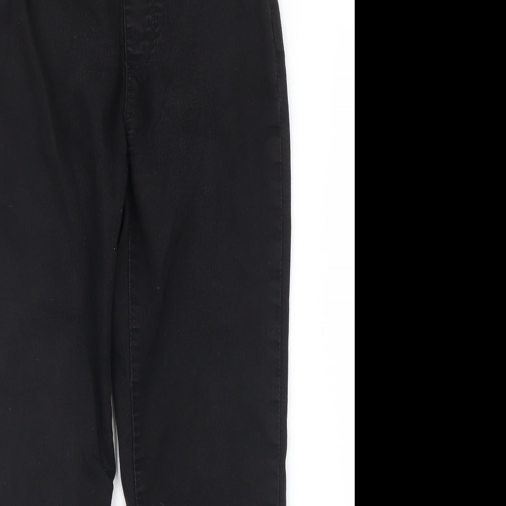 Womens UK Size 6 Dorothy Perkins Regular Fit Capri Black Trousers