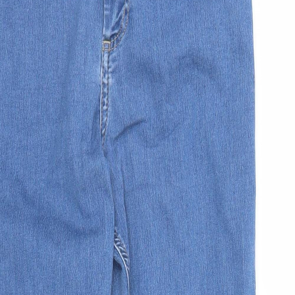 Topshop Womens Blue  Denim Skinny Jeans Size S L26 in