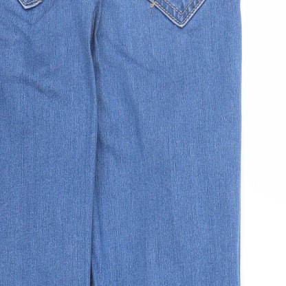 Topshop Womens Blue  Denim Skinny Jeans Size S L26 in