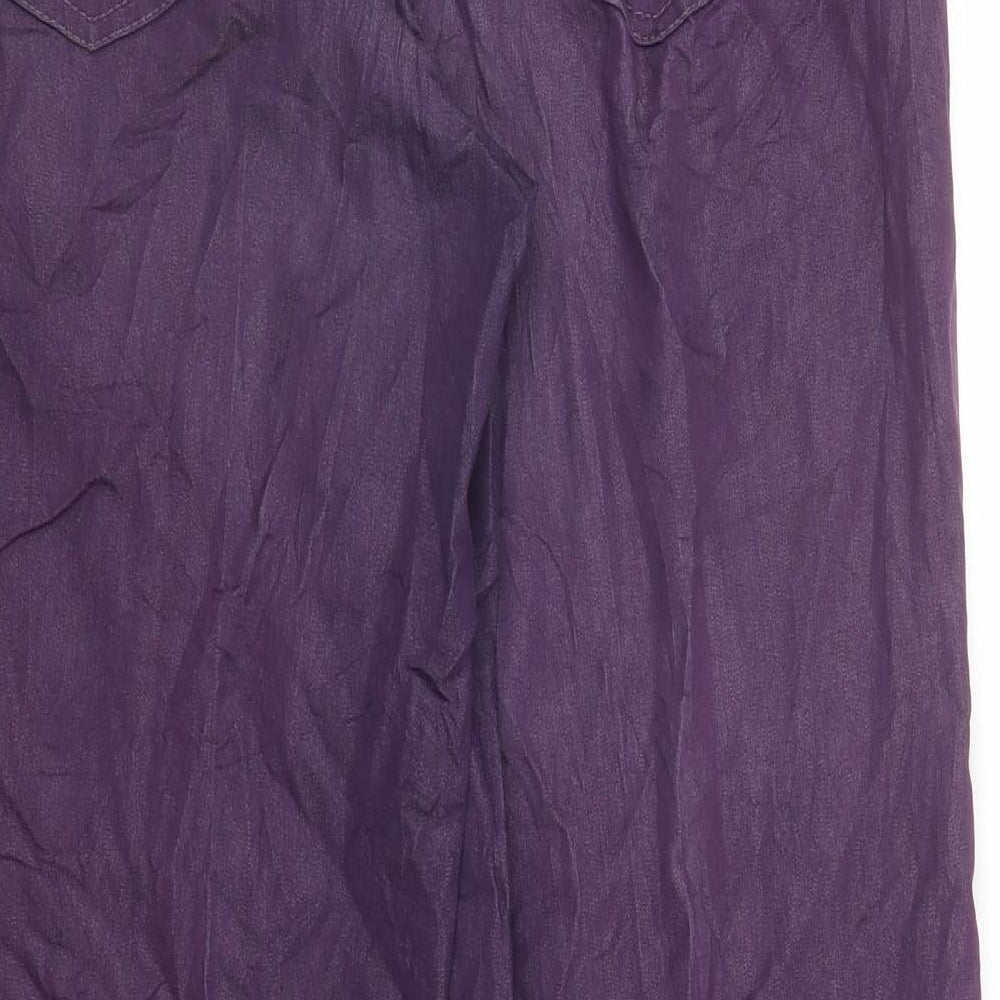 Gerry Weber Womens Purple   Chino Trousers Size 14 L27 in