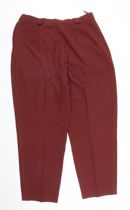 Womens UK Size 32 in M&S Regular Fit Pedal Pusher Purple Trousers