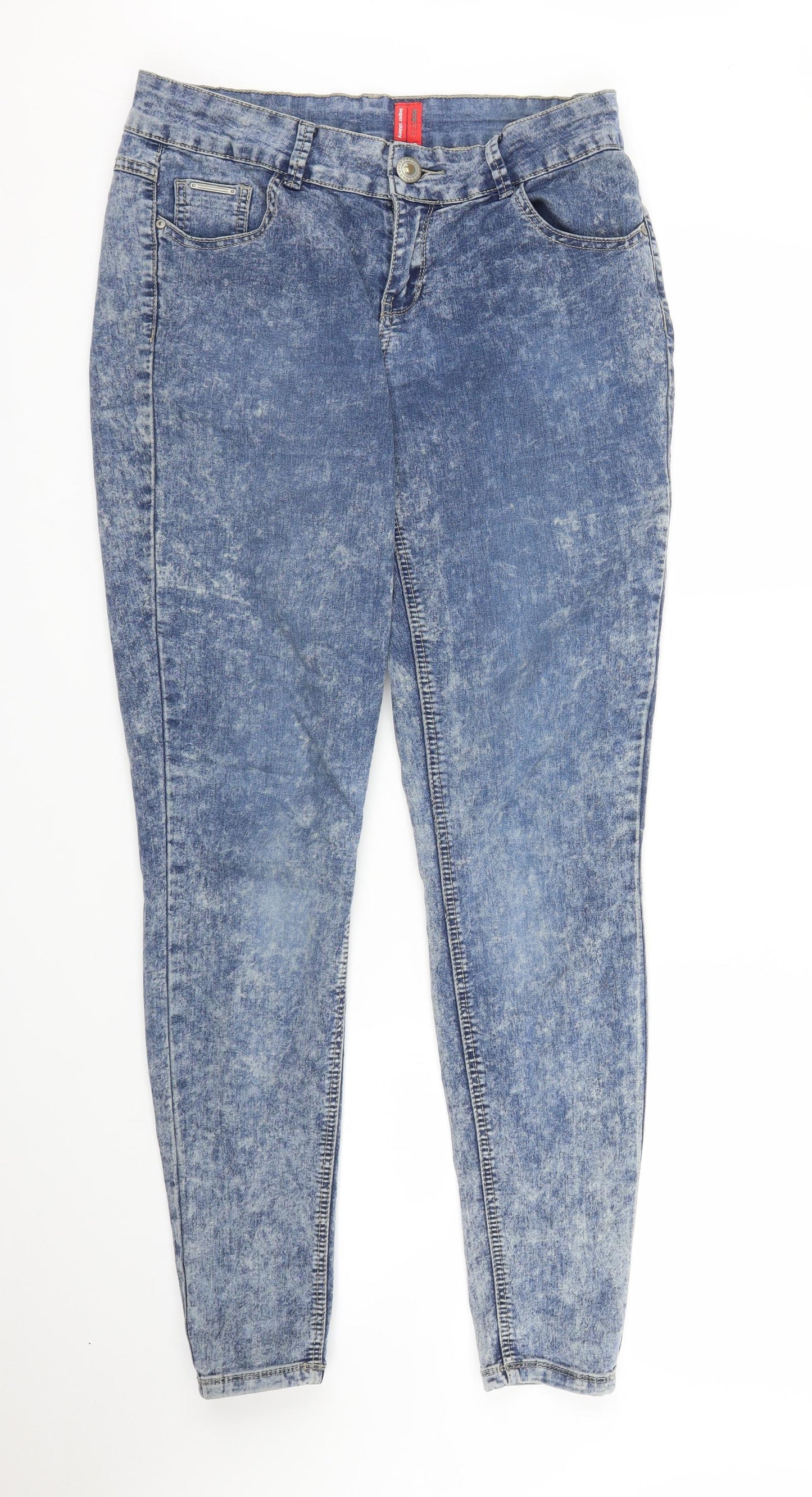 Womens UK Size 12 Yes Yes Regular Fit Skinny Blue Jeans