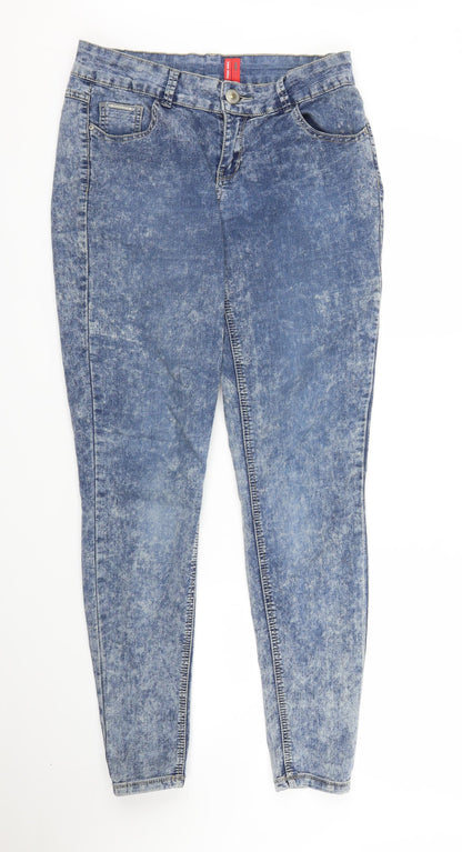 Womens UK Size 12 Yes Yes Regular Fit Skinny Blue Jeans