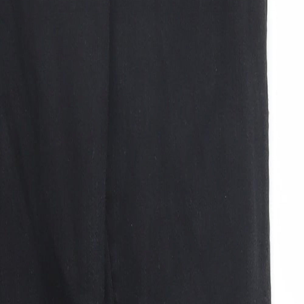 Bershka Womens Black  Denim Skinny Jeans Size 6 L29 in