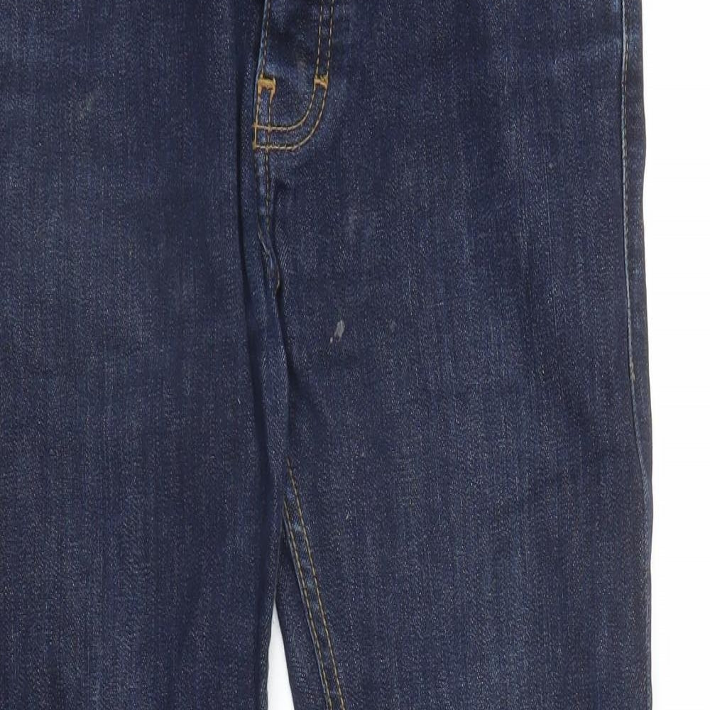 Mens UK Size 30 in Topman Regular Fit Straight Blue Jeans
