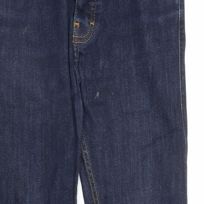 Mens UK Size 30 in Topman Regular Fit Straight Blue Jeans