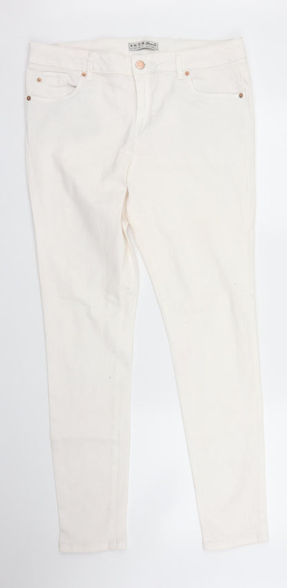 Primark Womens Pink  Denim Skinny Jeans  L28 in