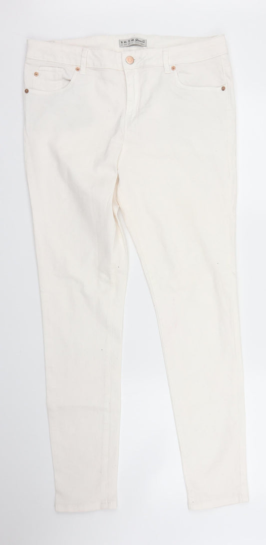 Primark Womens Pink  Denim Skinny Jeans  L28 in