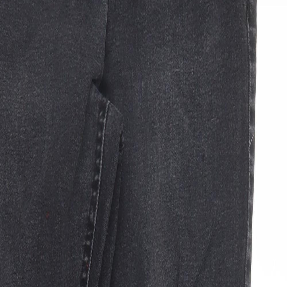 Womens UK Size 10 Studio Denim Regular Fit Skinny Black Jeans