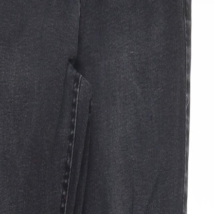 Womens UK Size 10 Studio Denim Regular Fit Skinny Black Jeans