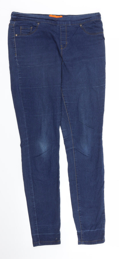 George Womens Blue  Denim Jegging Jeans Size 8 L27 in