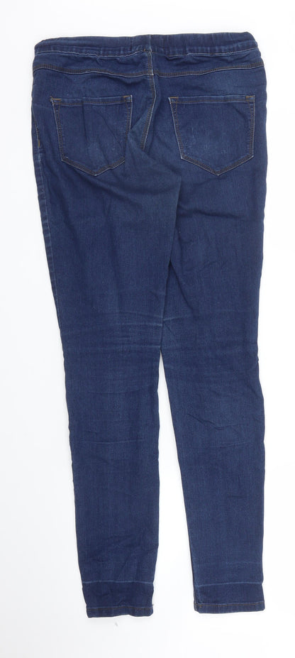 George Womens Blue  Denim Jegging Jeans Size 8 L27 in