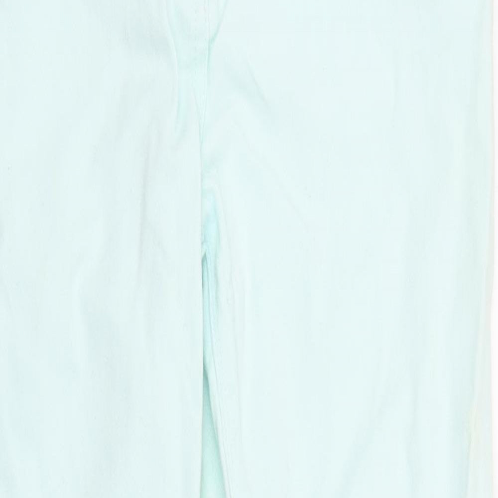 M&Co Womens Green   Skinny Jeans Size 10 L27 in