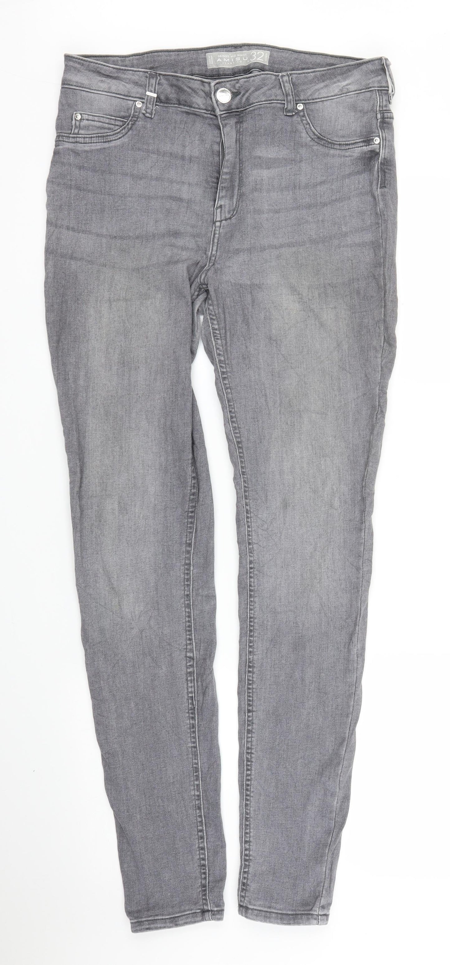 Womens UK Size 32 in Amisu Regular Fit Jegging Grey Jeans