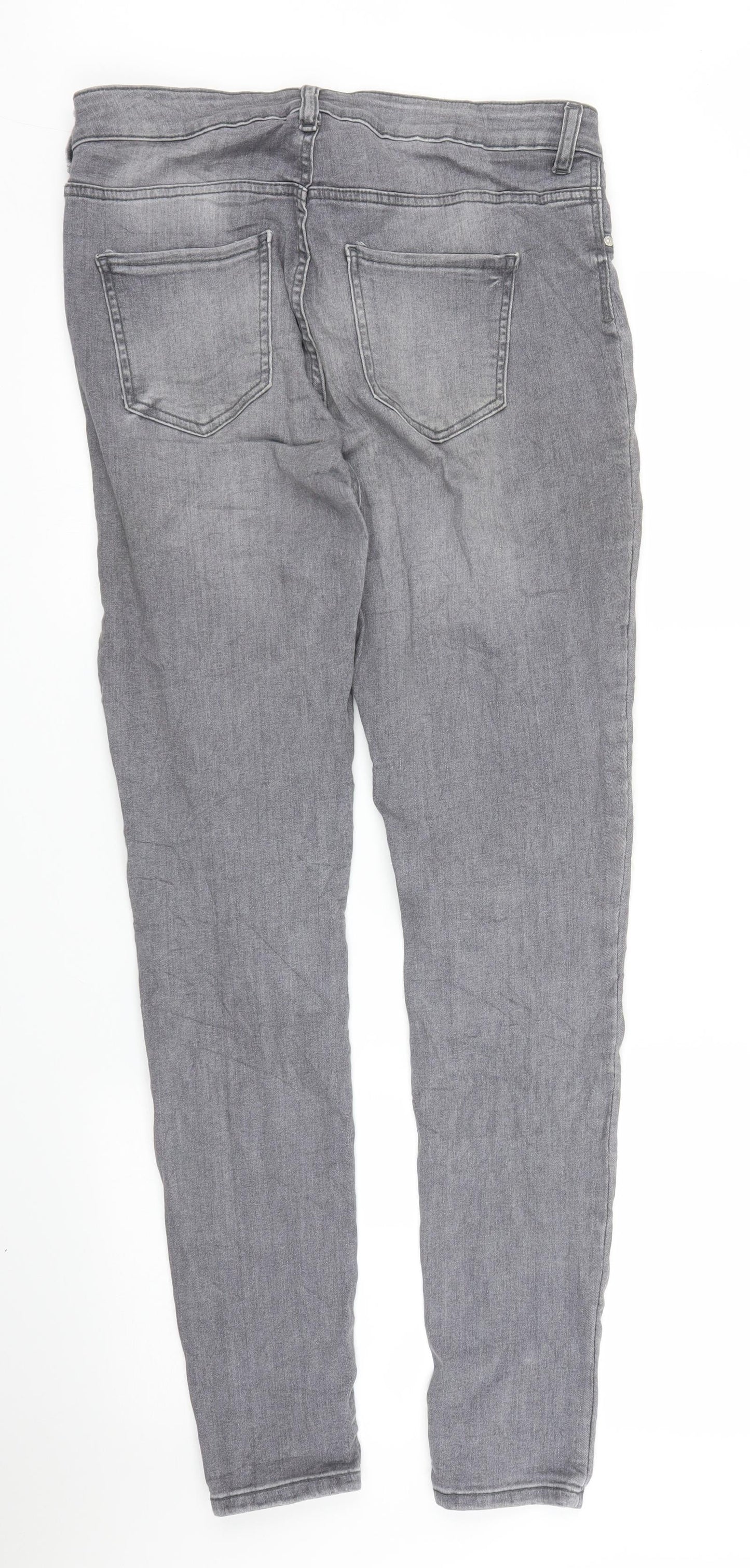 Womens UK Size 32 in Amisu Regular Fit Jegging Grey Jeans